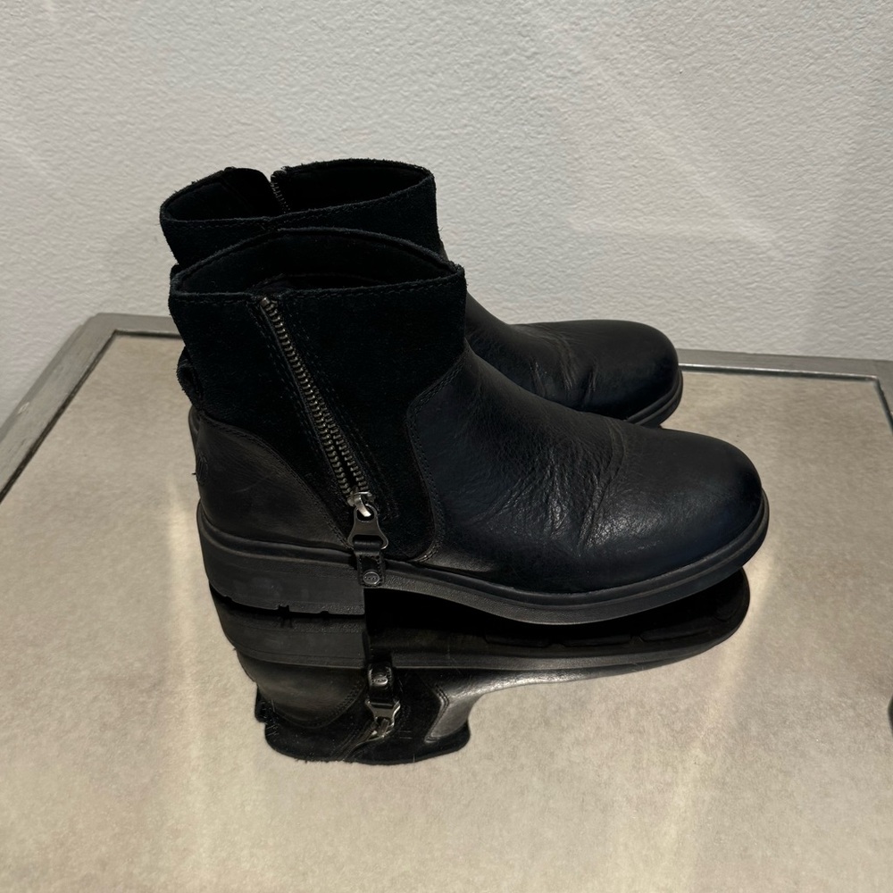 UGG black Moto boots